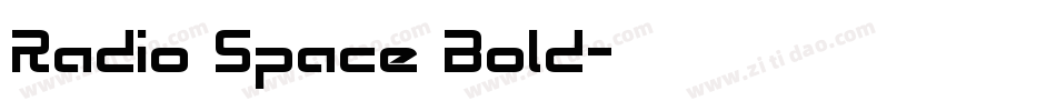 Radio Space Bold字体转换